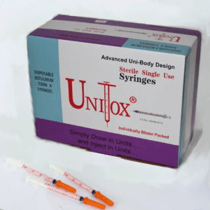 0.5 mL 31G × 8 mm Unit-Marked Neurotoxin Syringe | Manufacturer Direct ...